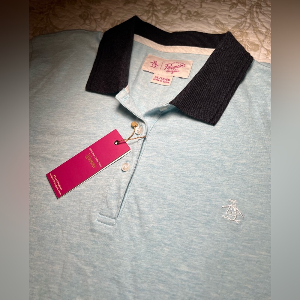 NWT Original Penguin Short Sleeve Polo Dress XL Athleisure Golf Tennis Casual - Picture 12 of 12